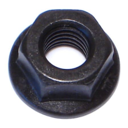 Midwest Fastener Flange Nut, M8-1.25, Steel, Class 10, Black Phosphate, 8 PK 933423